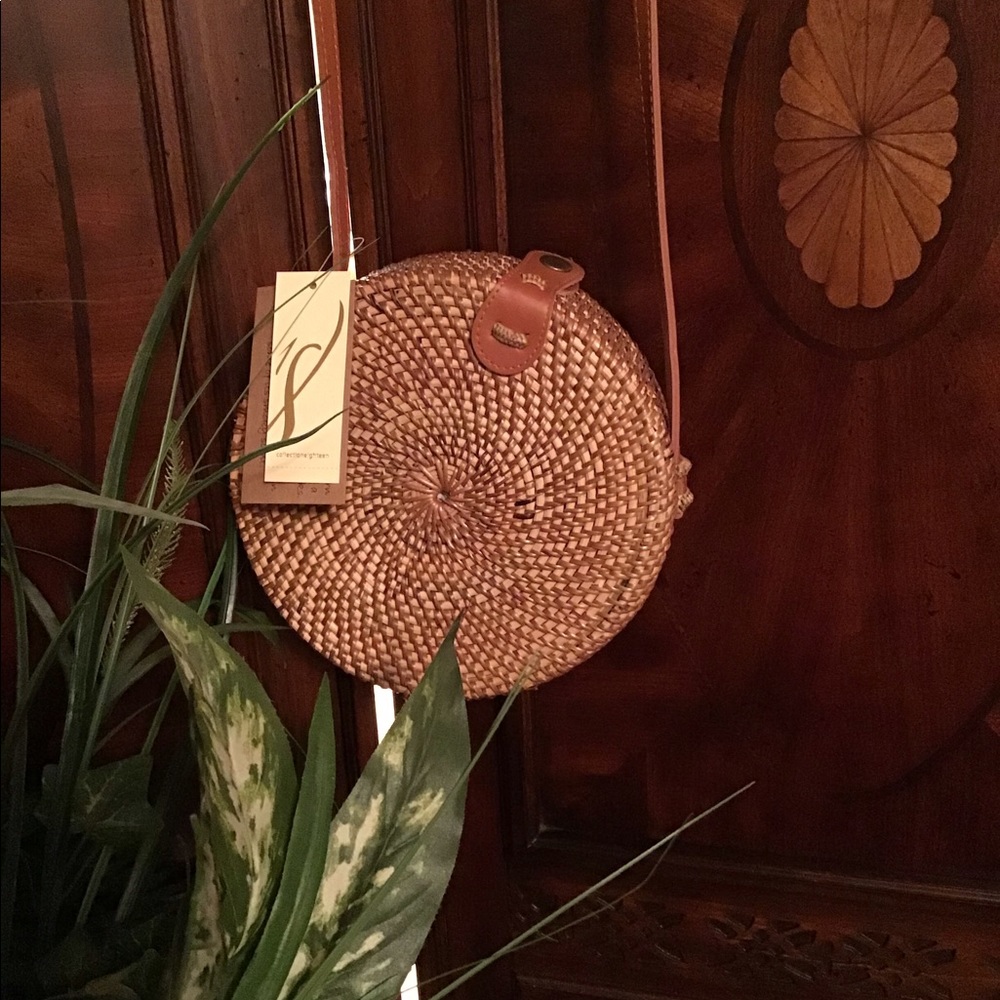 Collection XIIX (Crossbody Purse in Natural Rattan)